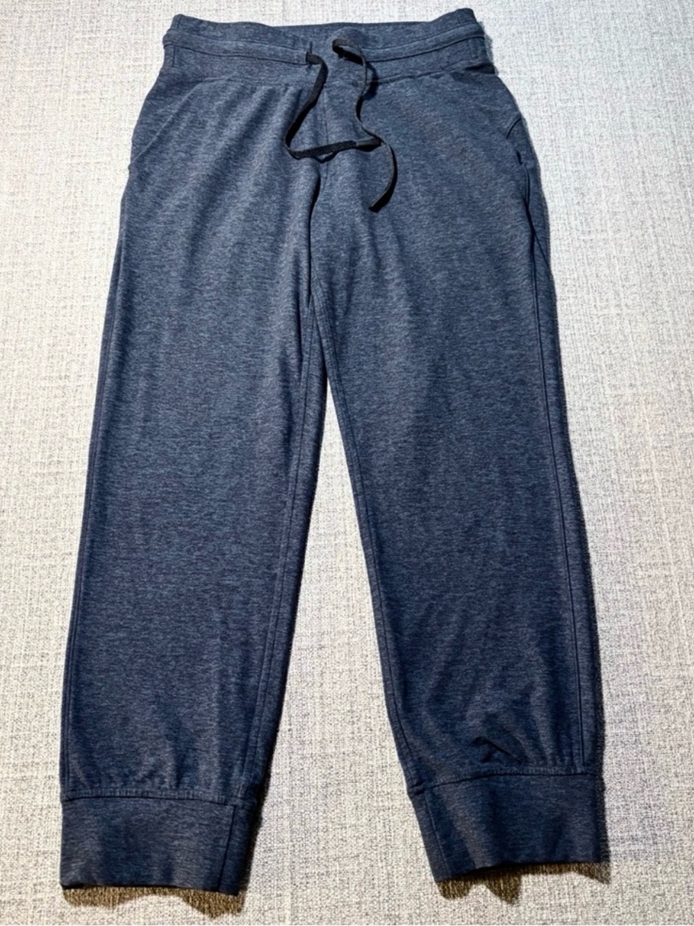 💥Lululemon Ready to Rulu Crop Joggers Heathered Navy Black Size 6💛